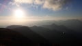 Beautiful November Sunset view at Parque Nacional Serra dos ÃârgÃÂ£os