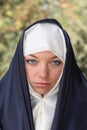 Beautiful nun Royalty Free Stock Photo