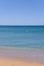 Beautiful ocean kayak beach