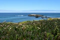 Beautiful ocean views along the Pacific Coast, CA, USA Royalty Free Stock Photo