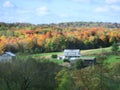 Overlooking House in Ohio during Autumn