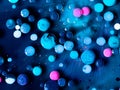 Beautiful oil colors of the universe. Bright colored bubbles sparkling. Abstract Acrylic Liquid Painting Texture. Macro Background