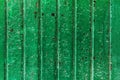Beautiful Old Antique Dark Wooden Texture Surface Background Backdrop. Old Turquoise Stripes Door. Copy Space. Horizontal. Royalty Free Stock Photo