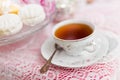 Beautiful old antique tea service Royalty Free Stock Photo