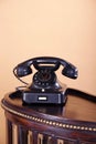 Beautiful old antique telephone Royalty Free Stock Photo