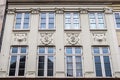 Beautiful old architecture of facades found in the small town Flensburg