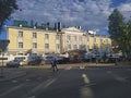 Beautiful old house in Kostroma city center. Russia