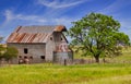 Beautiful old barn on the Oklahoma prairie
