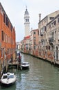 Beautiful old canal in Venice, Italy Royalty Free Stock Photo