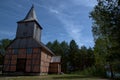 old charming church surrounded by greenery Royalty Free Stock Photo