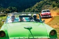 Beautiful old classic cars in Vinales, Cuba. Royalty Free Stock Photo