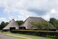 Beautiful old Dutch barn with thatched roof