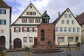 Beautiful old german town or city near Stuttgart. Weil Der Stadt, Germany Royalty Free Stock Photo