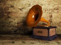 Beautiful old gramophone Royalty Free Stock Photo