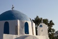 A beautiful, old Greek church on the lovely Greek island of Ios. Royalty Free Stock Photo