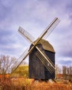 Beautiful old historic post windmill