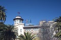 Beautiful, old, historical post and telegraph building in Malaga, Andolusia. University of Rectordo de la Malaga.