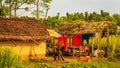 Old house in Nepal Royalty Free Stock Photo