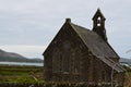 Beautiful old irish church with a bell tower