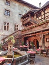 Courtyard of the Schattenburg Castle