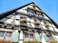 The famous Leaning house in Ulm Royalty Free Stock Photo