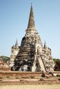 Pagoda at Wat Phra Sri Sanphet Temple, Ayutthaya- Thailand Royalty Free Stock Photo