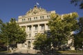 A beautiful old public library building in Montreal Royalty Free Stock Photo