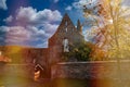 Beautiful old Rosa coeli monastery - Dolni Kounice - Czech Republic. The Baroque residence is a protected cultural monument Royalty Free Stock Photo