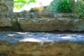 Beautiful old stone stairs natural case Royalty Free Stock Photo