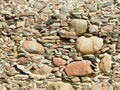 Old stones wall texture, Lithuania Royalty Free Stock Photo
