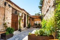 Beautiful old street in Limassol, Cyprus.