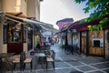Beautiful old town of Ioannia with Cozy Cafe`s and Restaurants