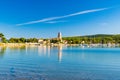 Beautiful old town of Osor between islands Cres and Losinj, Croatia Royalty Free Stock Photo