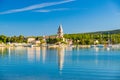 Beautiful old town of Osor between islands Cres and Losinj, Croatia Royalty Free Stock Photo