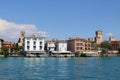 The town of Sirmione on lake Garda Italy Royalty Free Stock Photo