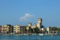 The town of Sirmione on lake Garda Italy Royalty Free Stock Photo