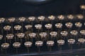 Beautiful old typewriter where everything was a mechanic