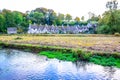 Beautiful old Bibury village, Cotswold, Gloucestershire, England