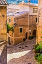 Beautiful old village Fornalutx on Majorca, Spain Royalty Free Stock Photo