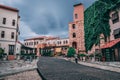 Beautiful old village town view at the Toscana Valley in Khaoyai. Royalty Free Stock Photo