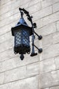 Beautiful old vintage wrought iron lantern