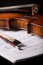 Beautiful old violin Royalty Free Stock Photo