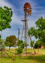 Beautiful old windmill on an Oklahoma Farm