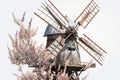 Beautiful Old Windmill Spring Season, the windmill springs to life once again.