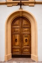 Beautiful Old Wooden Door Royalty Free Stock Photo