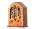 Beautiful old wooden radio Royalty Free Stock Photo