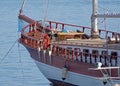 Beautiful wooden sailing vessel Royalty Free Stock Photo