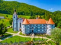 Beautiful Olimje monastery in Slovenia during a sunny day