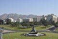 Beautiful Oman city view. Construction Works. Cityscape Building in Oman. Muscat Oman