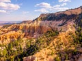 Beautiful orange Bryce canyon cliffs